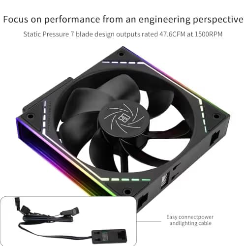 Thermalright TL-M12QR 120mm Black PWM ARGB image