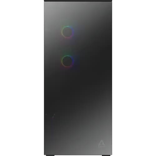 ARCTIC Xtender Mirror ATX Mid Tower Black with Tempered Glass Side Panel and USB 3.2 Gen 2 Type-C, USB 3.2 Gen 1 Type-A image