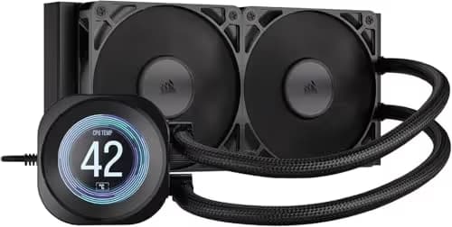 Corsair NAUTILUS 240 RS LCD Water 240mm 72.8 CFM Black main image