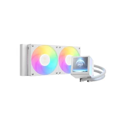 GAMDIAS CHIONE P5 Water 240mm 81.81 CFM White main image