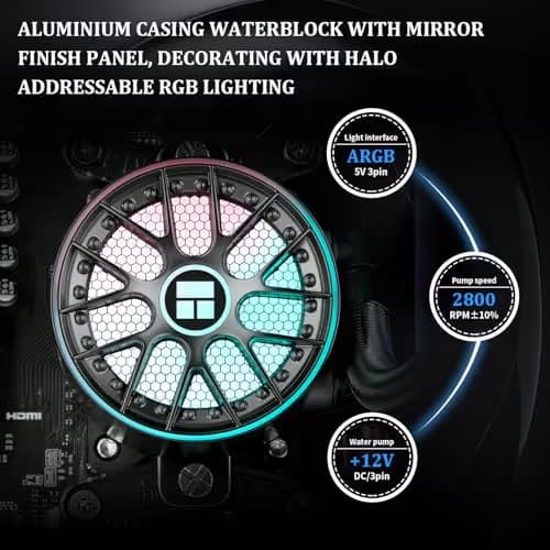 Thermalright Aqua Elite ARGB V6 Water 360mm 70.84 CFM Black image