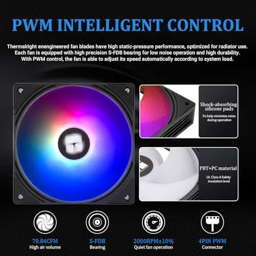 Thermalright Aqua Elite ARGB V6 Water 360mm 70.84 CFM Black image