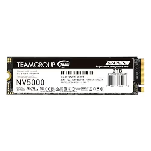 TEAMGROUP NV5000 2TB SSD M.2-2280 PCIe 4.0 x4 NVMe main image