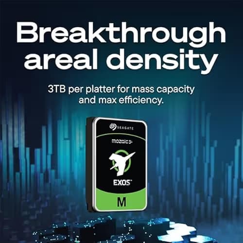 Seagate Exos M 28TB HDD 7200RPM 3.5" SATA 6.0 Gb/s Internal image