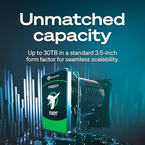 Seagate Exos M 28TB HDD 7200RPM 3.5" SATA 6.0 Gb/s Internal image