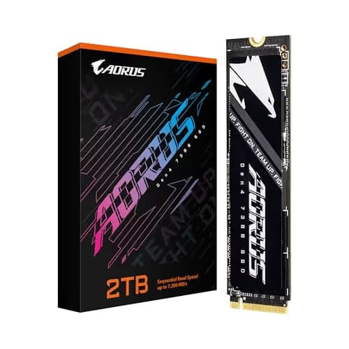 Gigabyte AORUS Gen4 7300 2TB M.2-2280 SSD PCIe 4.0 X4 NVMe image