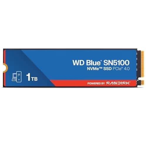 SanDisk WD Blue SN5100 1TB SSD M.2-2280 PCIe 4.0 x4 NVMe main image