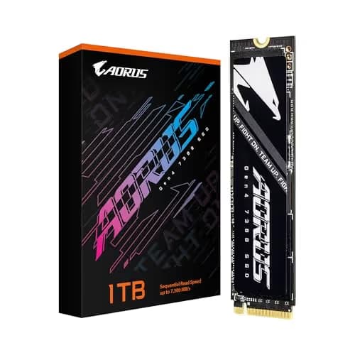 Gigabyte AORUS Gen4 7300 1TB SSD M.2-2280 PCIe 4.0 NVMe image