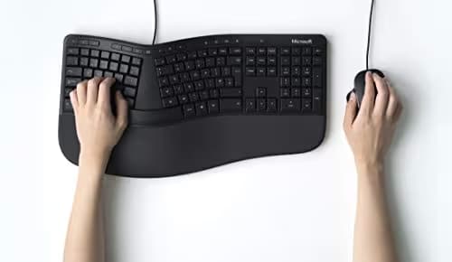 Microsoft RJU-00001 Wired Ergonomic Split Keyboard With Optical Mouse image