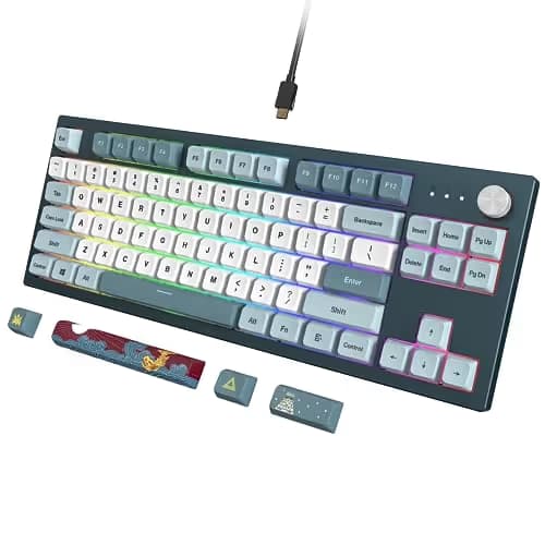 Montech MKey RGB Wired Gateron G Pro 2.0 Brown Mechanical Gaming Keyboard image