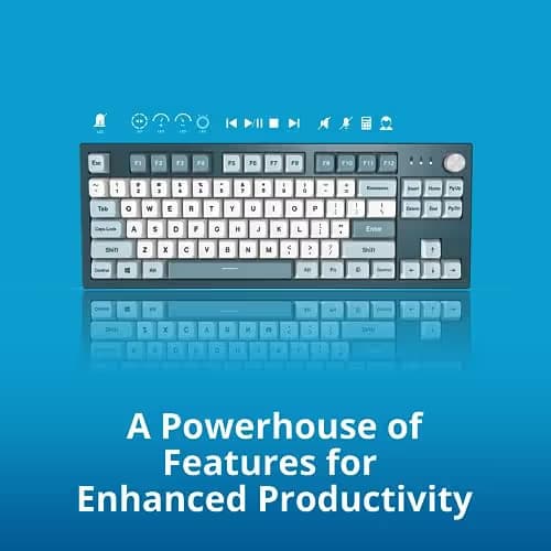Montech MKey RGB Wired Gateron G Pro 2.0 Brown Mechanical Gaming Keyboard image