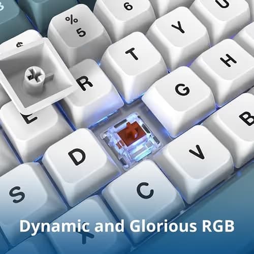 Montech MKey RGB Wired Gateron G Pro 2.0 Brown Mechanical Gaming Keyboard image
