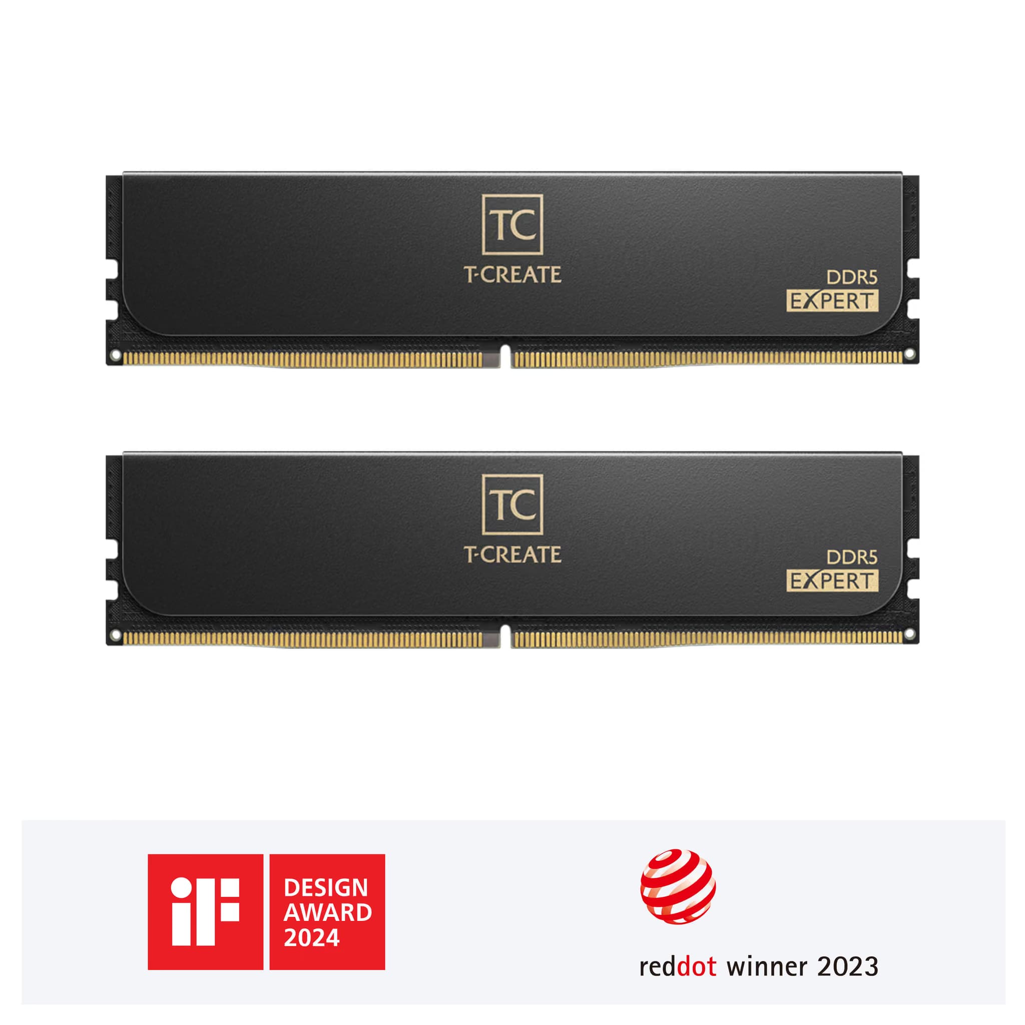 TEAMGROUP T-Create Expert 64GB (2x32GB) DDR5-6400 CL30 Black / Gold main image