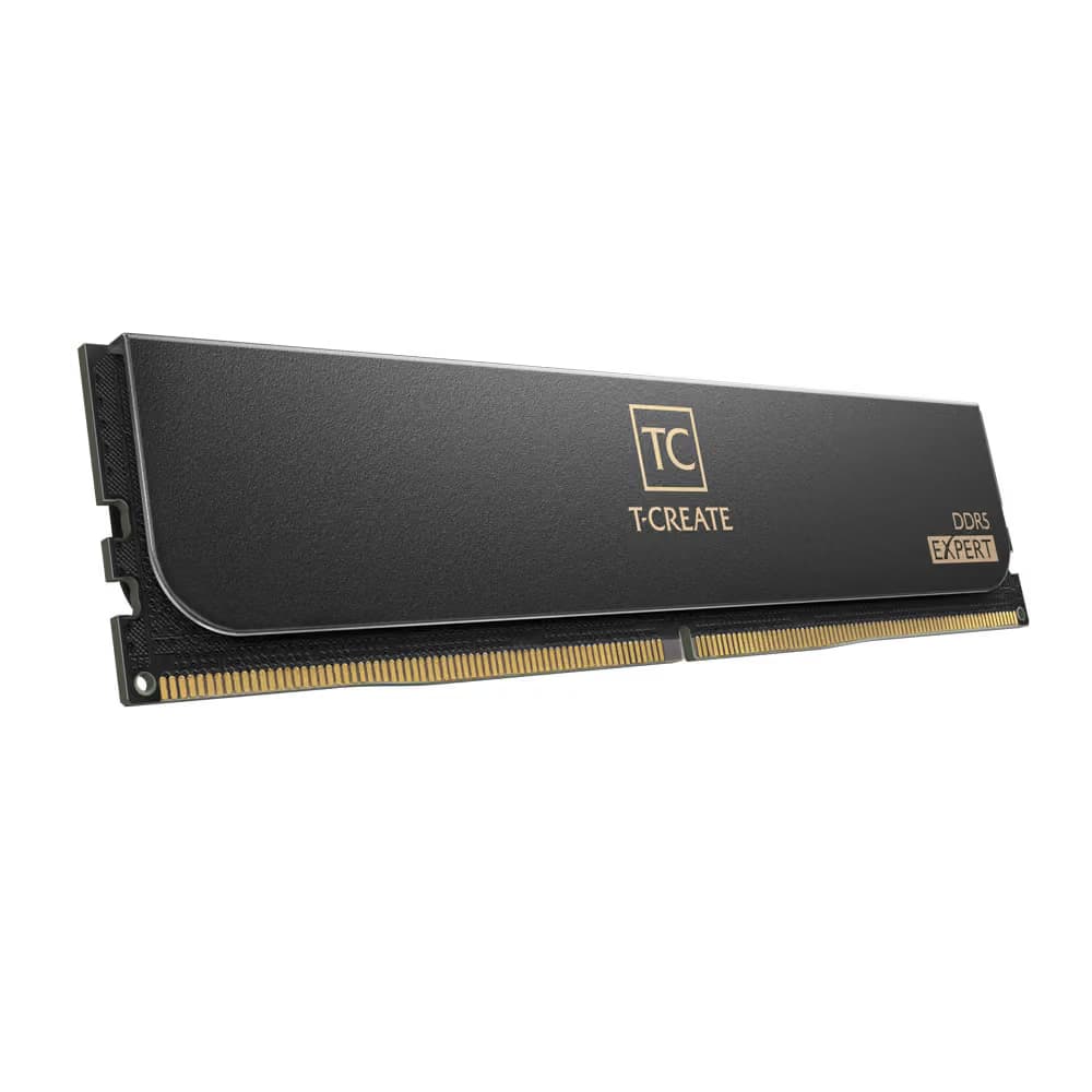 TEAMGROUP T-Create Expert 64GB (2x32GB) DDR5-6400 CL30 Black / Gold image