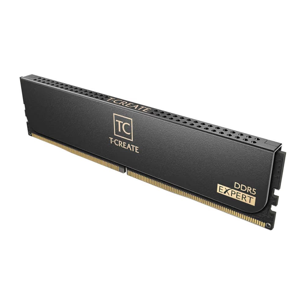 TEAMGROUP T-Create Expert 64GB (2x32GB) DDR5-6000 CL30 Black / Gold image