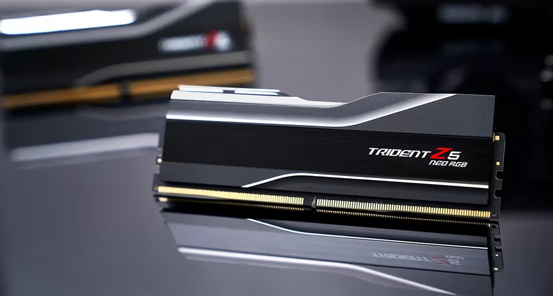 G.Skill Trident Z5 Neo RGB Matte Black DDR5-6000 CL30 96GB (2x48GB) image