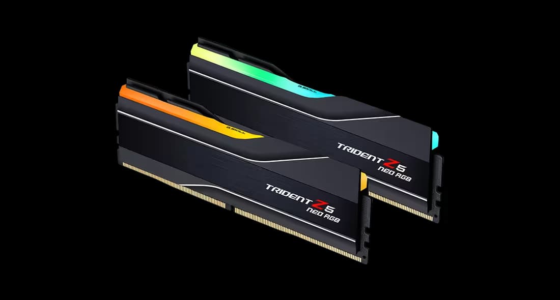 G.Skill Trident Z5 Neo RGB Matte Black DDR5-6000 CL30 96GB (2x48GB) image