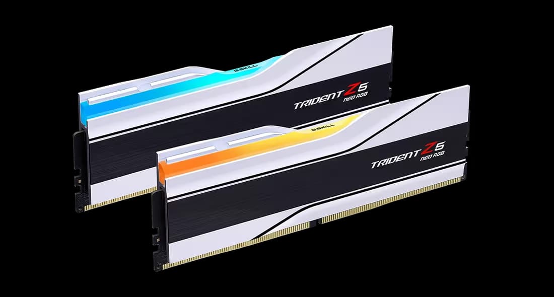 G.Skill Trident Z5 Neo RGB Matte White DDR5-6000 CL26 96GB (2x48GB) main image