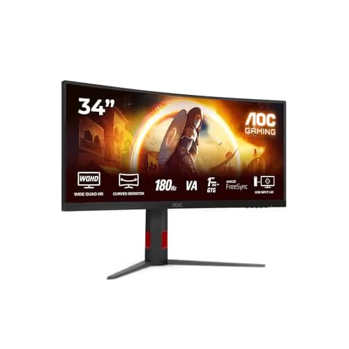 AOC CU34G4 Curved 34" 1440p 180Hz VA Monitor image