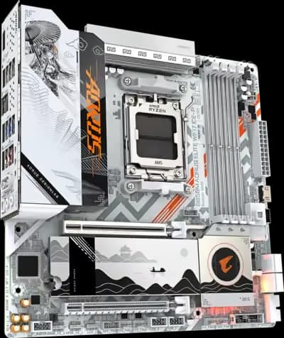 Gigabyte B850M AORUS ELITE WIFI7 ICE-P DDR5 Micro ATX image