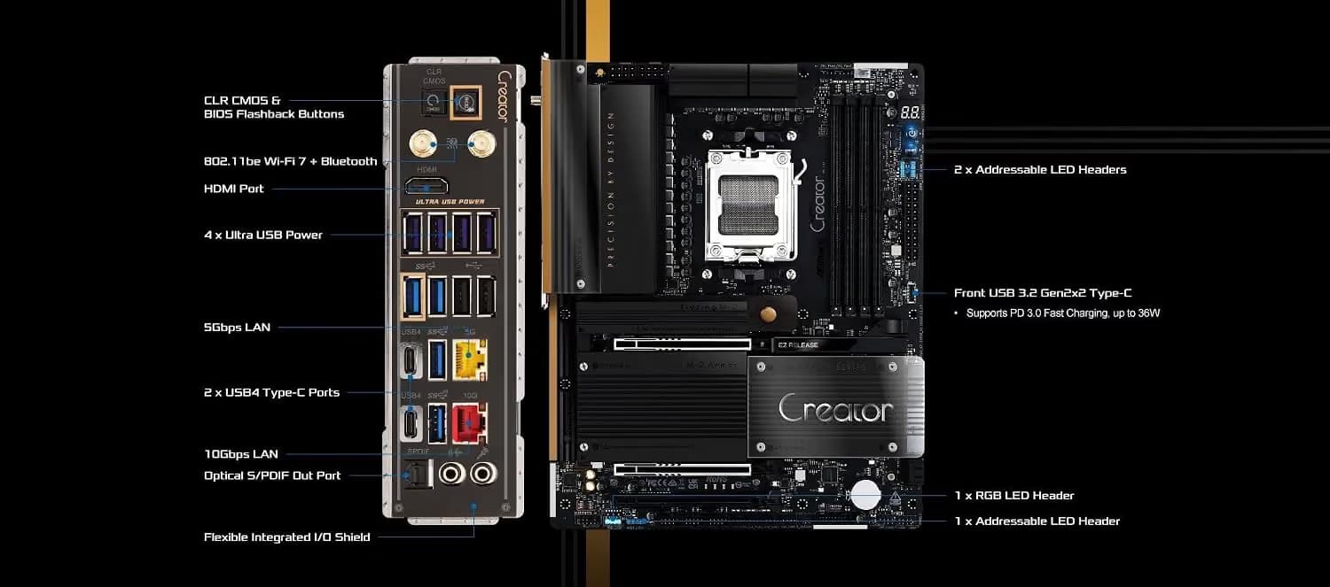 ASRock X870 Taichi Creator AM5 DDR5 ATX image