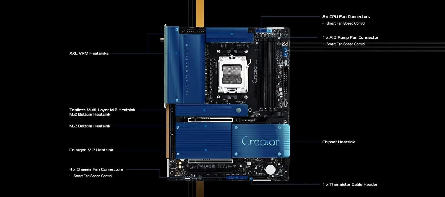 ASRock X870 Taichi Creator AM5 DDR5 ATX image
