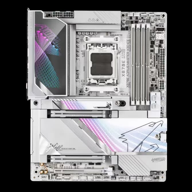 Gigabyte X870E AORUS MASTER X3D ICE AM5 DDR5 ATX image