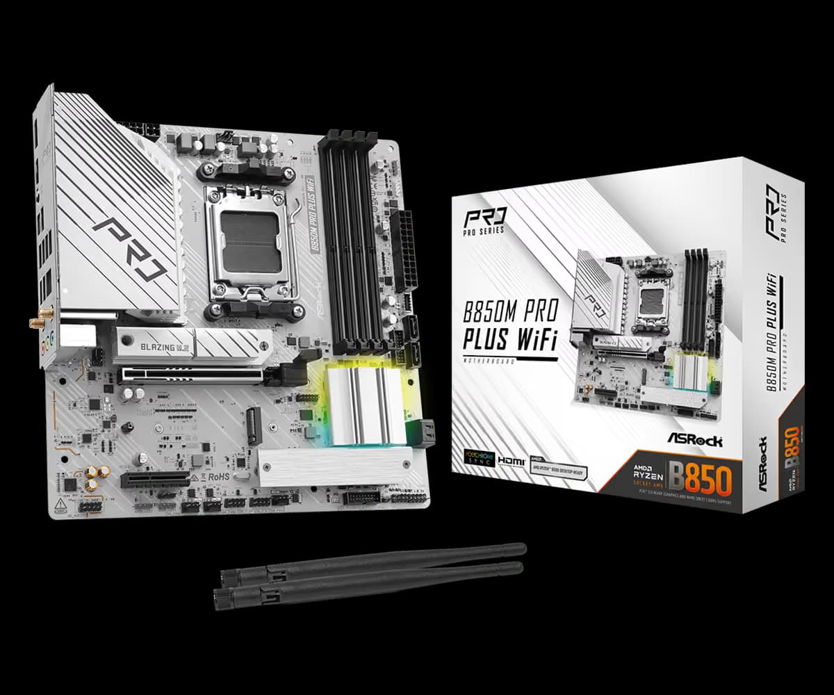 ASRock B850M Pro Plus WiFi DDR5 Micro ATX image