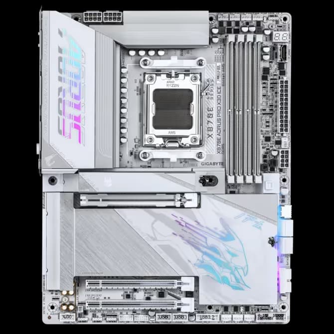 Gigabyte X870E AORUS PRO X3D ICE DDR5 ATX image