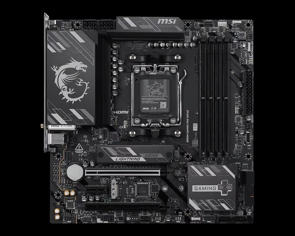 MSI B850M GAMING PRO WIFI6E DDR5 Micro ATX image