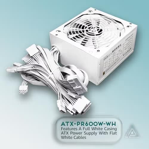 Apevia Prestige White ATX 600W Non-Modular 80+ Gold Certified image