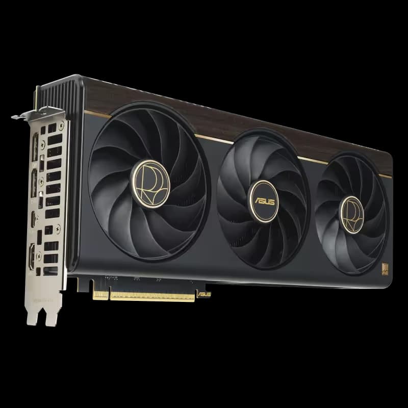 Asus ProArt GeForce RTX 5080 16GB GDDR7 Black / Brown image