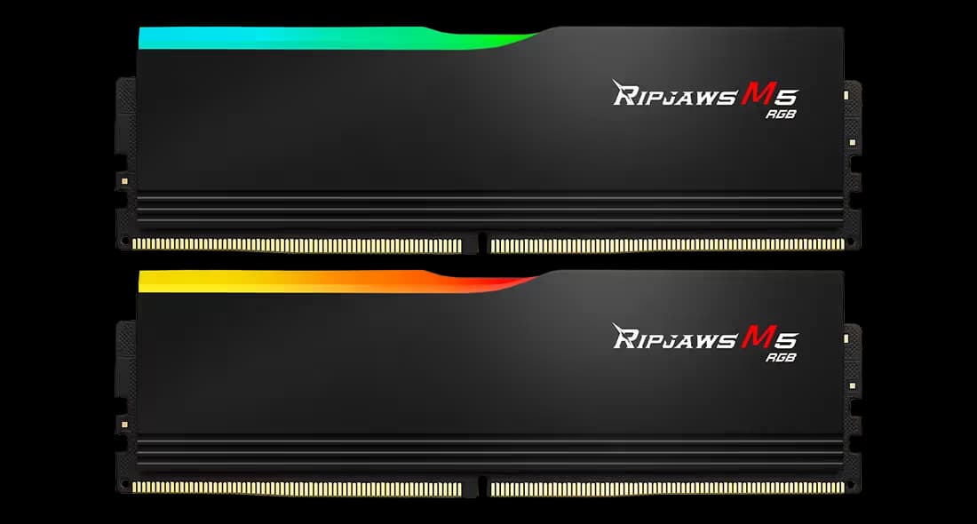 G.Skill Ripjaws M5 RGB DDR5-6000 CL30 48GB (2x24GB) Black main image