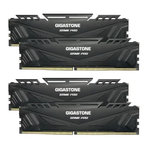 GIGASTONE Game PRO 32GB Kit (4x8GB) DDR4 3600MHz CL18 BLACK image