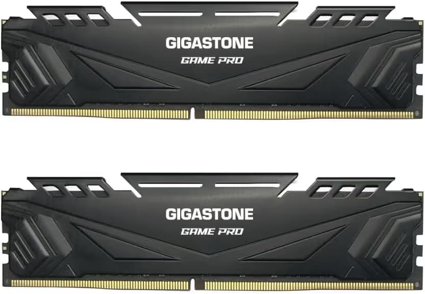 GIGASTONE Black Game PRO 32GB (2x16GB) DDR4 RAM 32GB 3200MHz CL16 BLACK main image