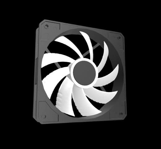AeroCool Falcon V2 OEM Fan 120mm ARGB Black image
