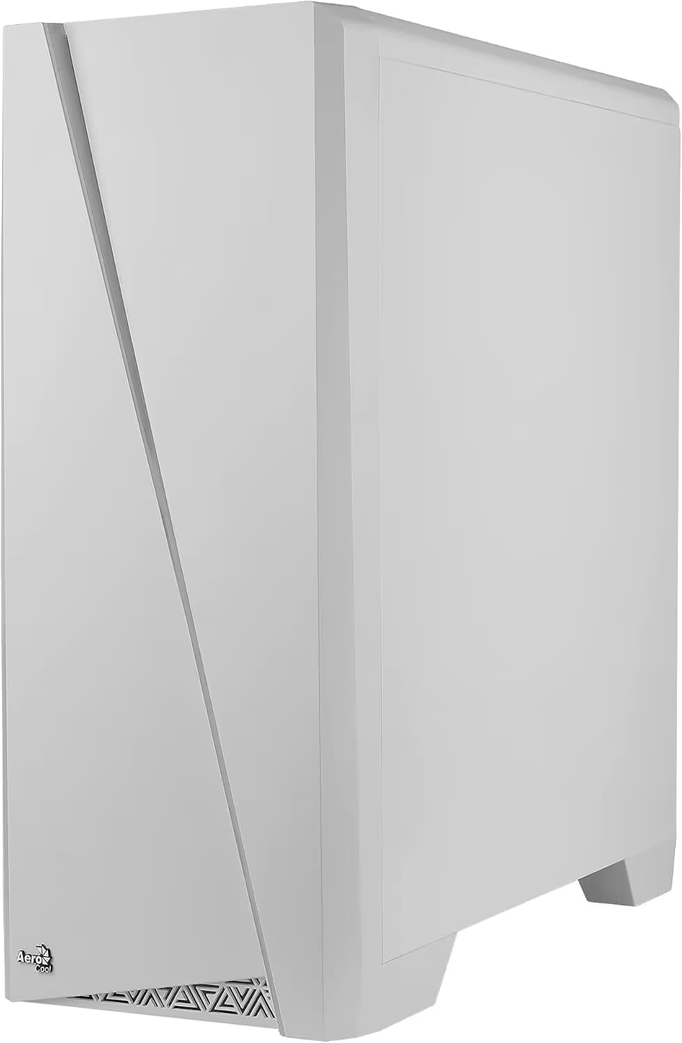 AeroCool Cylon RGB Front with Built in Card Reader and Side Window Panel Mid Tower White image
