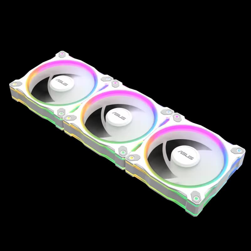 ASUS Prime MR120 ARGB Reverse Fan Triple Pack White main image