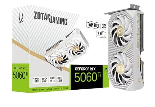 ZOTAC GAMING GeForce RTX 5060 Ti 16GB GDDR7 Twin Edge OC White Edition main image