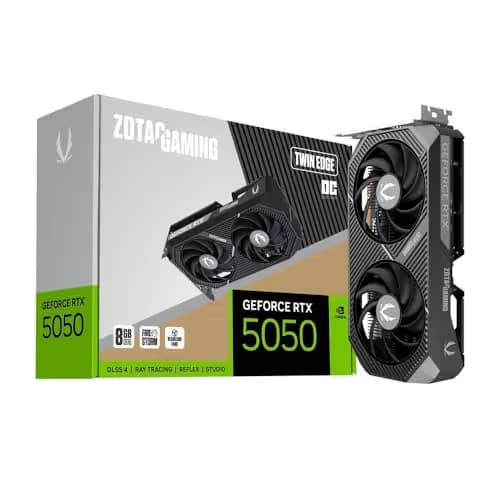 ZOTAC GAMING GeForce RTX 5050 Twin Edge OC White Edition 8GB GDDR6 image