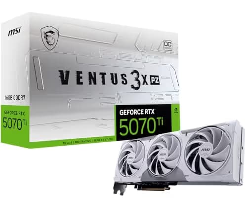 MSI GeForce RTX 5070 Ti 16G VENTUS 3X PZ OC GDDR7 image