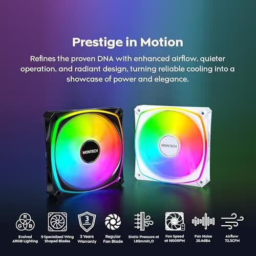 Montech AX120 Pro White image