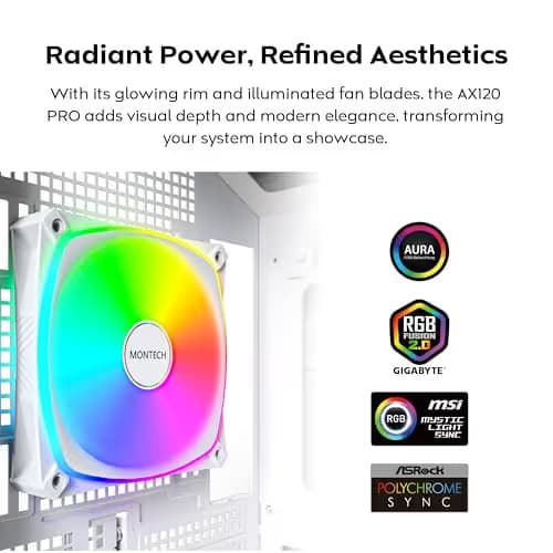 Montech AX120 Pro White image