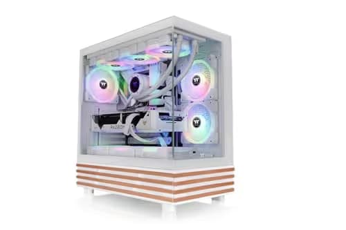  Thermaltake View 170 WS ARGB  Snow White (WOOD) image