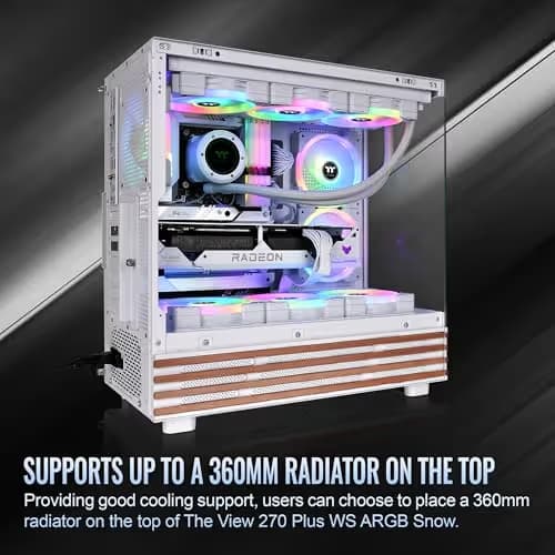 View 270 Plus WS ARGB Snow Mid Tower Chassis image