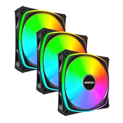 Montech RX120 Pro Black. Pack of 3 image