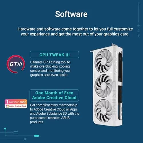 ASUS Prime Radeon RX 9070 XT White OC Edition 16GB GDDR6 image