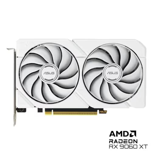 ASUS Dual Radeon™ RX 9060 XT 16GB GDDR6 White Edition image