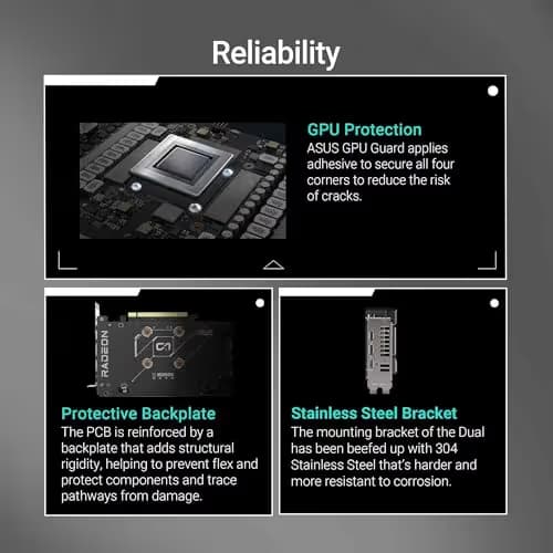 ASUS Dual Radeon RX 9060 XT 16GB GDDR6  image