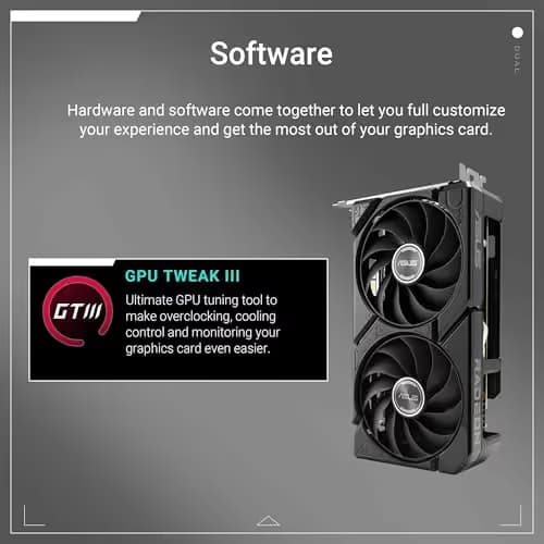 ASUS Dual Radeon RX 9060 XT 16GB GDDR6  image